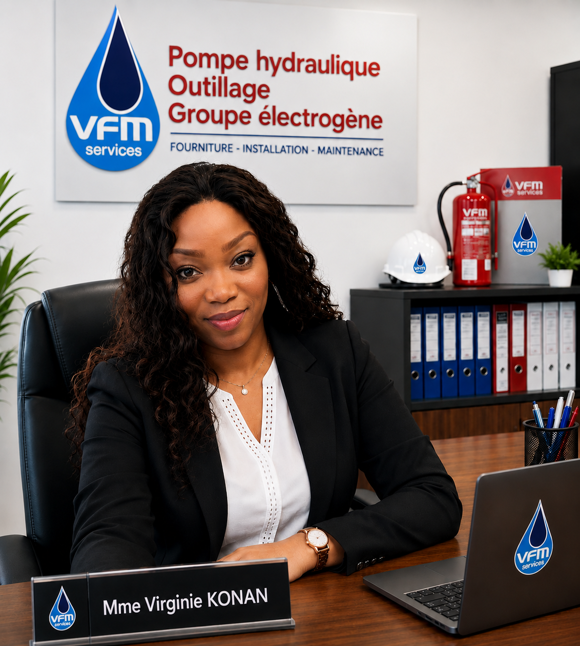 Mme Virginie Konan, Gérante VFM Services